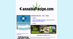 Desktop Screenshot of cannabisrecipe.com